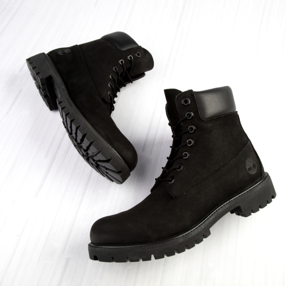 Timberland Boots Black Nubuck size 13